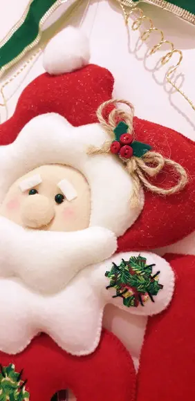 Enfeite de Natal Papai Noel Hohoho