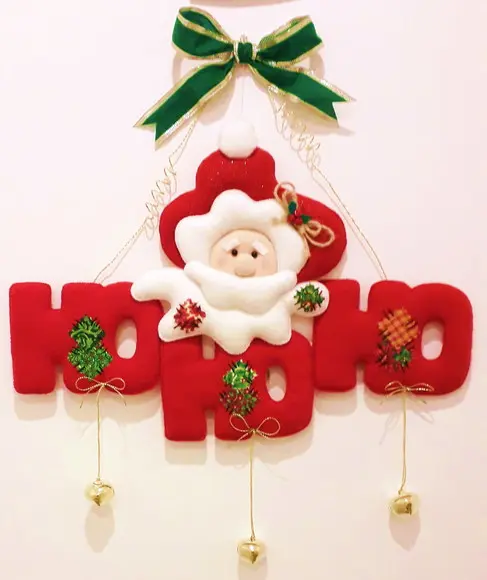 Enfeite de Natal Papai Noel Hohoho