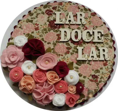 ENFEITE DE PORTA LAR DOCE LAR