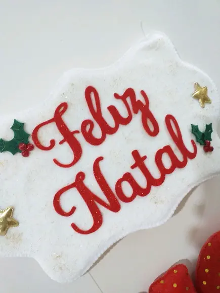 Enfeite de Porta Natal Hohoho