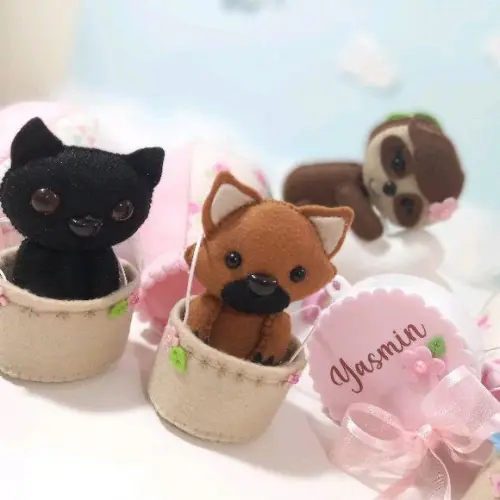 Mobile de Berço Animais Brasileiros no Balão