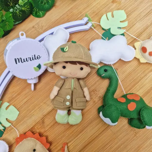 Mobile de Berço Dinossauros