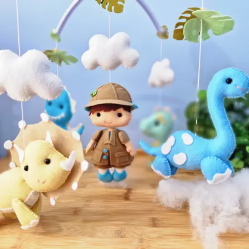 Mobile de Berço Dinossauros