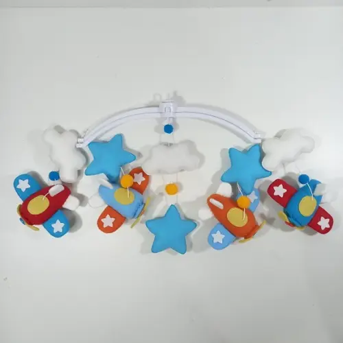 Mobile de Berço Musical Aviões