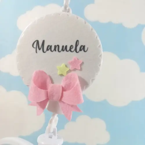 Mobile de Berço Musical Chuva de Amor - Nuvem