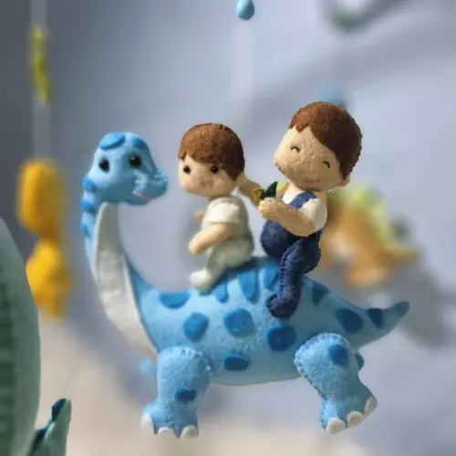 Mobile de Berço Musical Dinossauro - Irmãos