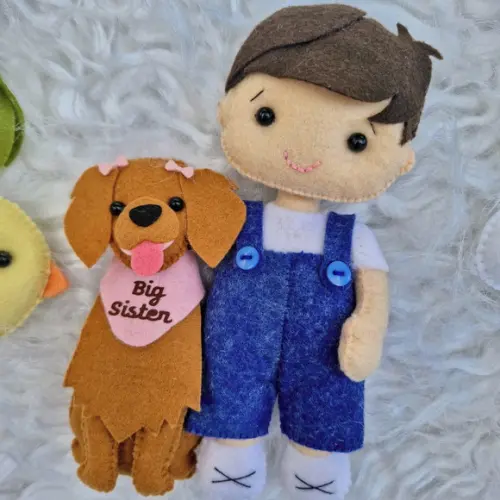 Mobile Personalizado - Menino e Pets