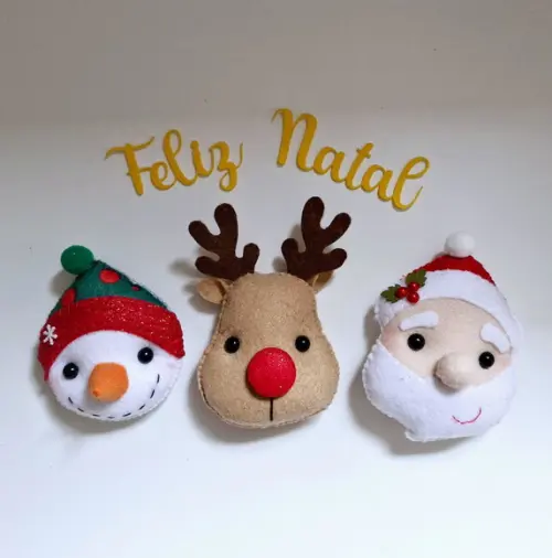Pingentes para Árvore de Natal (trio)