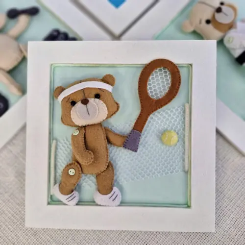 Quadrinho Urso Esportista