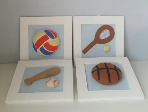 QUADRO BOLAS DE ESPORTE