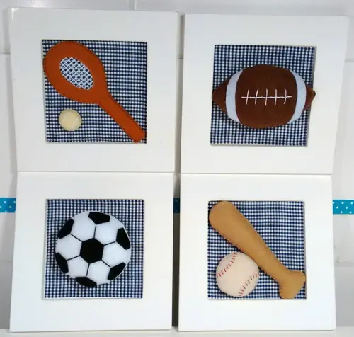 QUADRO BOLAS DE ESPORTE