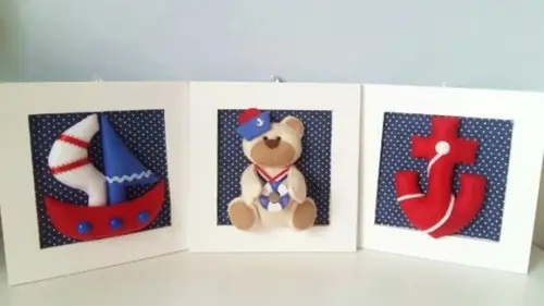 Quadro Ursinho Marinheiro