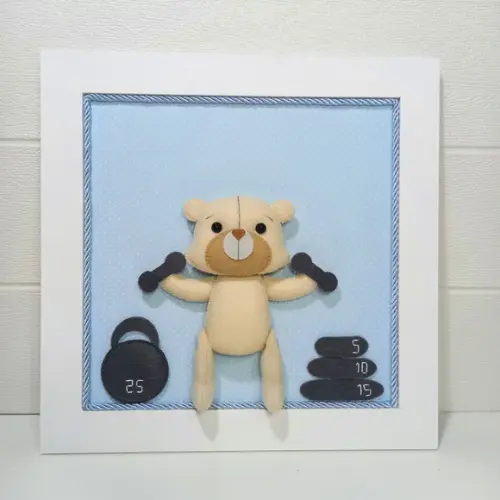 Quadro Ursinho Esportes