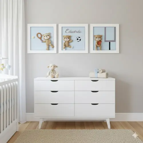Quadro Urso Esportes