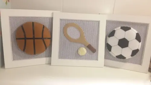 Quadro Bolas de Esporte