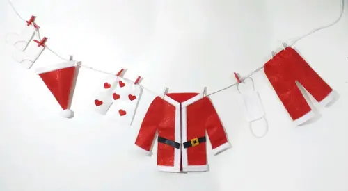 VARAL DE ROUPAS DO PAPAI NOEL