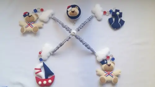 MÓBILE PARA BERÇO - URSO MARINHEIRO