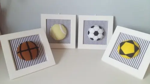 QUADRO BOLAS DE ESPORTE
