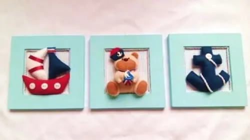 Quadro Ursinho Marinheiro