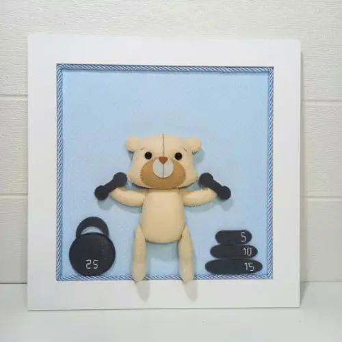 Quadro Ursinho Esportes
