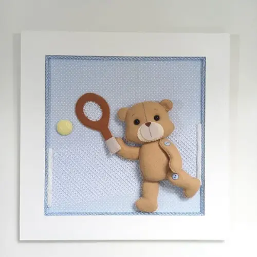 Quadros Decorativos - Urso Esportes