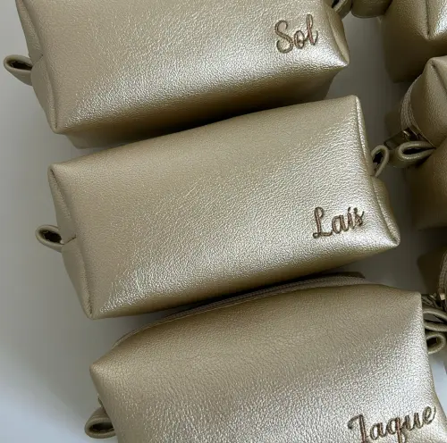 Necessarie Box P Personalizada Bordada Madrinhas e Padrinhos
