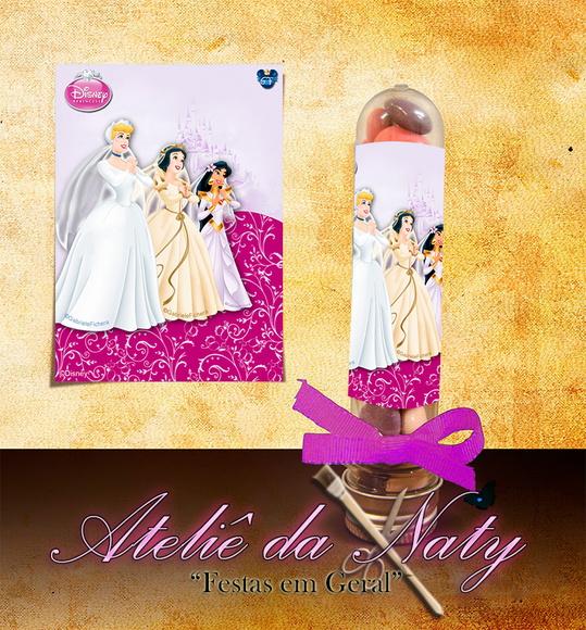Adesivo P/ Tubete - Princesas