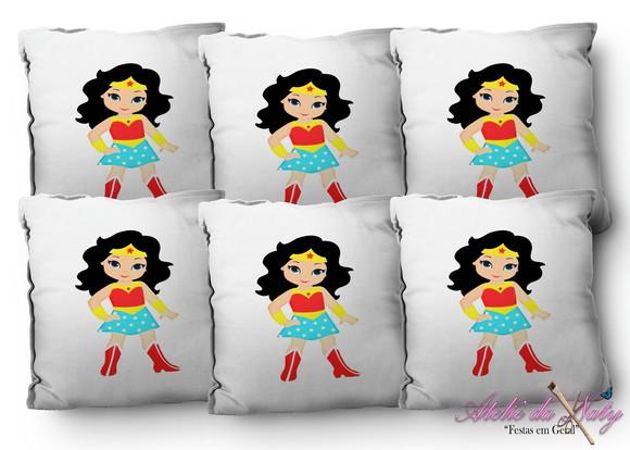 Almofada 15x15 - Mulher Maravilha
