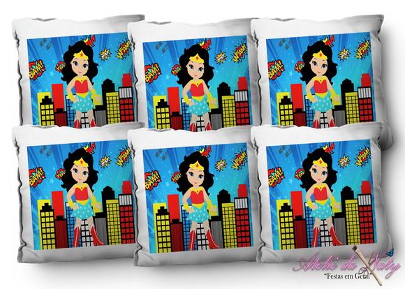 Almofada 15x15 - Mulher Maravilha