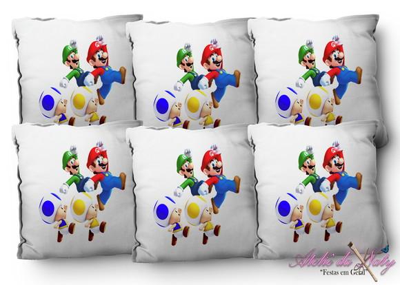 Almofada 15x15 - Super Mario