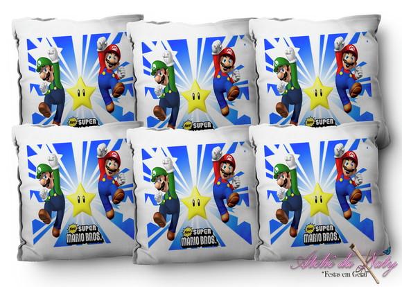 Almofada 15x15 - Super Mario