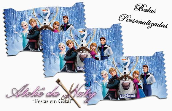 Bala Personalizada - frozen