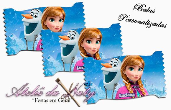 Bala Personalizada - Frozen