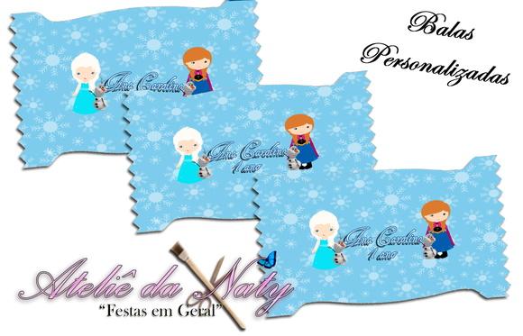 Bala Personalizada - Frozen