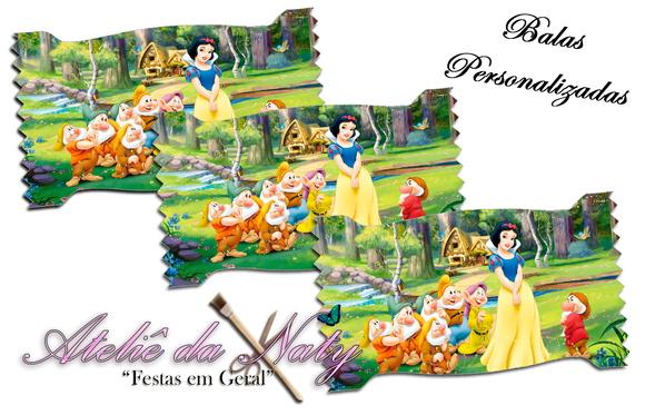 Bala Personalizada - Branca de Neve