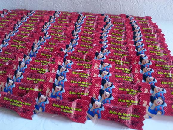 Bala Personalizada - Branca de Neve