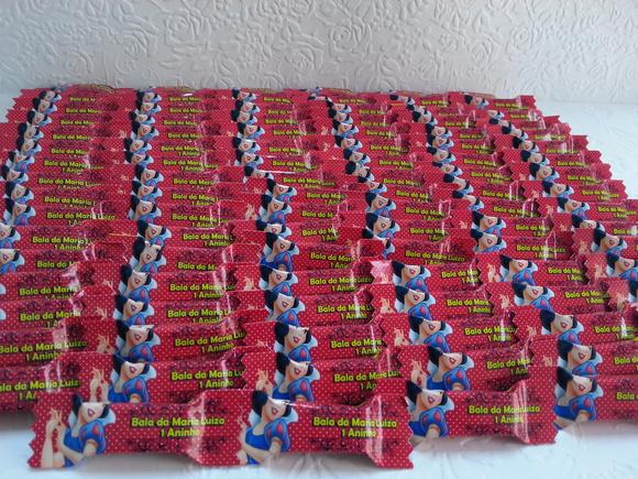 Bala Personalizada - Branca de Neve