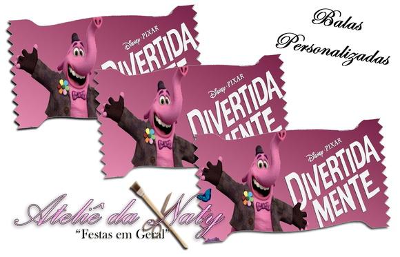 Bala Personalizada - Divertidamente