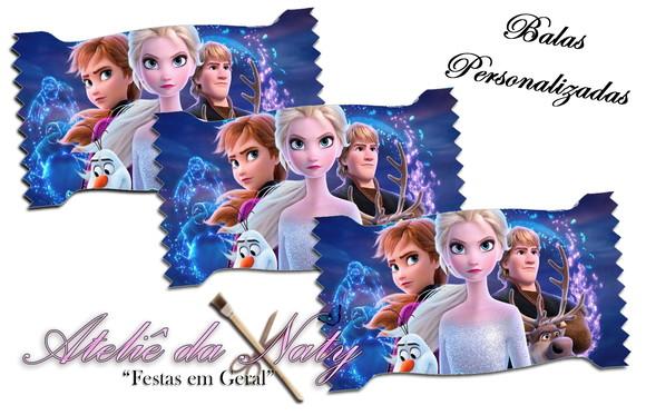 Bala Personalizada - Frozen 2