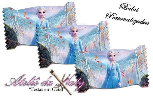 Bala Personalizada - Frozen 2