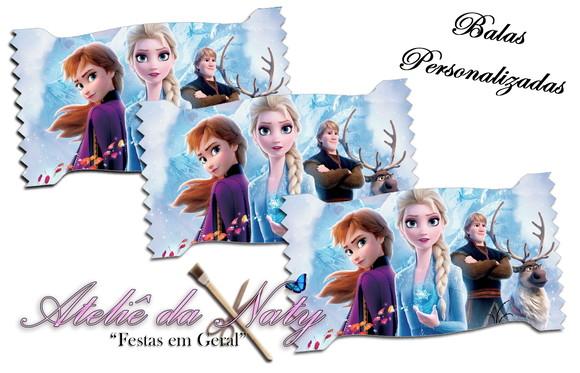 Bala Personalizada - Frozen 2