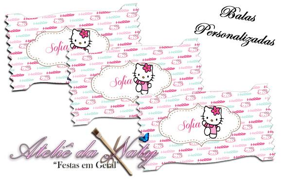 Bala Personalizada - Hello Kitty