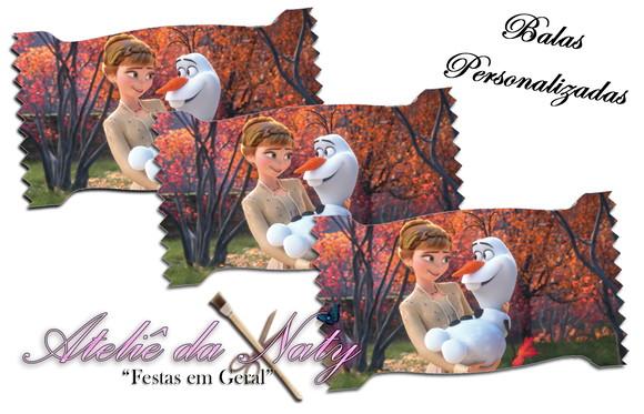Bala Personalizada - Frozen 2
