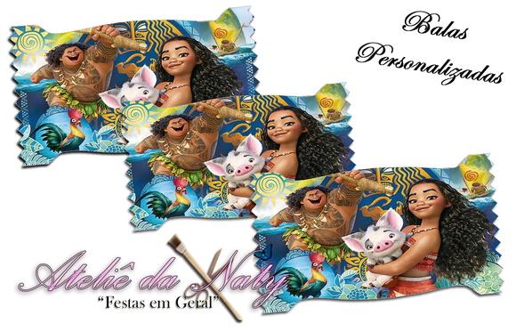 Bala Personalizada - Moana