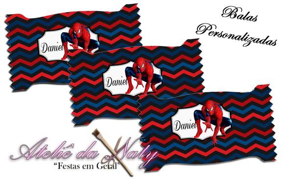 Bala Personalizada - Spiderman