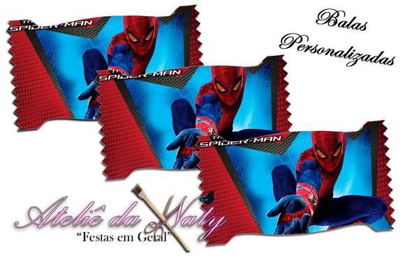 Bala Personalizada - Spiderman