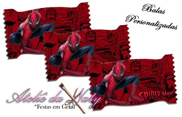 Bala Personalizada - Spiderman