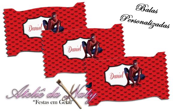 Bala Personalizada - Spiderman