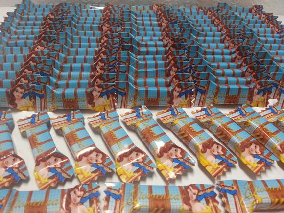 Balas Personalizadas - A Bela e a Fera