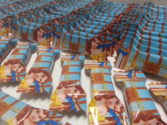 Balas Personalizadas - A Bela e a Fera